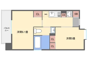 東京のウィークリーマンション・マンスリーマンション「【オレンジマンスリー九大病院前】 (No.1271764)」メイン画像