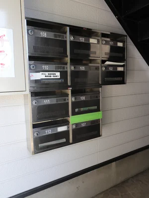 集合ポストあり　郵送物などの受け取り可能！