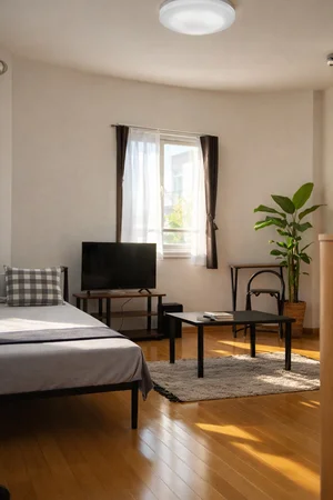 花畑駅（福岡県）のマンスリーマンション・ウィークリーマンション「トーマンスリー久留米市花畑☆西鉄花畑駅近く☆最上階☆（久留米市花畑３丁目） ワンルーム(No.1272662)」メイン画像