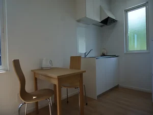 シンプルなキッチンスペース