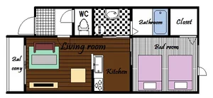 LDK:12.7帖 洋室:4.9帖