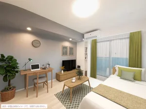 のマンスリーマンション・ウィークリーマンション「ガルデニア　Ⅰ 305・洋室(No.1273244)」メイン画像