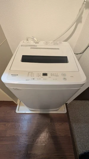 洗濯機も完備♪