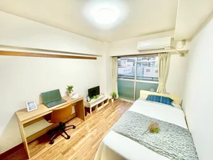 愛知県のマンスリーマンション・ウィークリーマンション「【名古屋市熱田区/金山駅徒歩6分/角部屋/バストイレ別/洋室7帖/エレベーター/自転車駐輪可能】エトアール金山 606・1K(No.1274581)」メイン画像