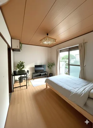 のマンスリーマンション・ウィークリーマンション「🔷🔹🔸🔶⭐広々2Kタイプ⭐閑静な住宅街⭐軽量鉄骨造⭐【禁煙&Wi-Fi無料】⭐🔶🔸🔹🔷「K35」 102・2K(No.1275287)」メイン画像