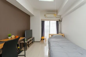 山梨県の株式会社TOCORO.のマンスリーマンション・ウィークリーマンション「甲府市中央❗駐車場無料✨家具家電付🎵TM91 410(No.1275441)」メイン画像