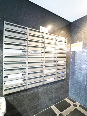 集合ポストあり　郵便物などの受け取りもしていただけます！