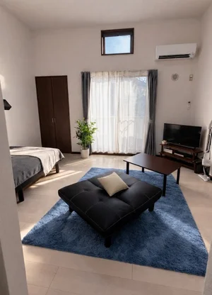 のマンスリーマンション・ウィークリーマンション「トーマンスリー宗像市東郷☆ｲﾝﾀｰﾈｯﾄ無料☆ﾛﾌﾄ付き☆（宗像市東郷５丁目） 1K(No.1281250)」メイン画像