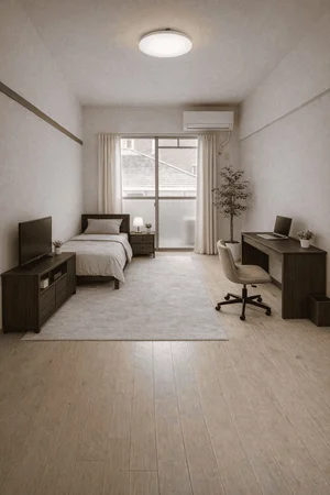 愛知県のマンスリーマンション・ウィークリーマンション「【名古屋市西区/庄内通駅/バストイレ別/洋室8帖】セントラルハイツ香呑 1K(No.1281271)」メイン画像