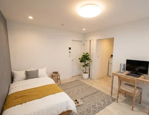 のマンスリーマンション・ウィークリーマンション「🌈☁【新築✨✨】りんくうタウン駅徒歩7分⭐家具家電付きの最新アパート🌞【３月🌸中旬入居可！！】(No.1282174)」メイン画像