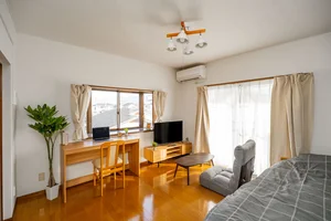 山梨県のマンスリーマンション・ウィークリーマンション「駅から徒歩3分✨家具家電Wifi駐車場付⭐TM62/TM63 207(No.1283572)」メイン画像