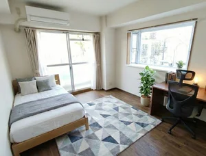 のマンスリーマンション・ウィークリーマンション「【駐車場有🚙】羽倉崎駅から徒歩5分✨家具家電完備で即入居可能🐈🐰🌈 107(No.1284463)」メイン画像