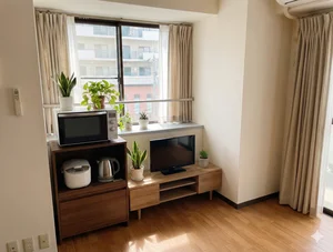 兵庫県のマンスリーマンション・ウィークリーマンション「🌈新規OPEN賃料半額！JR山陽本線『明石』徒歩４分🚃ネット無料📶駐車場有(要確認)🚗バストイレ別🛀【M058-60】(No.1285274)」メイン画像