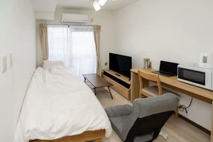 工学院大学八王子キャンパス周辺のマンスリーマンション・ウィークリーマンション「Wifi無料✨家具家電付❗八王子駅徒歩圏内👟駐車場応相談｜TM52/TM120 302(No.1286300)」メイン画像