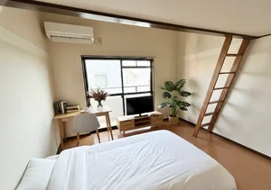 のマンスリーマンション・ウィークリーマンション「【大垣市室本町/大垣駅徒歩4分/駐車場有/ロフト付（マンスリーベースＪＰ G010） 1R(No.1286301)」メイン画像