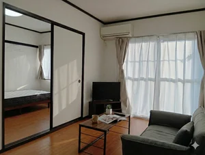 のマンスリーマンション・ウィークリーマンション「淡路島津名一宮IC車７分　駐車場１台込🚙2DK✨Wifi無料👍スマートTV【M056】(No.1286303)」メイン画像