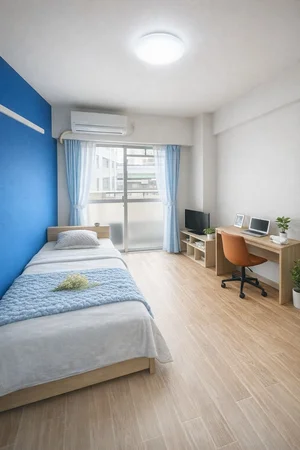 のマンスリーマンション・ウィークリーマンション「【名古屋市瑞穂区/堀田駅徒歩2分/無料Wi-Fi/バストイレ別/エレベーター】セントラルハイツ堀田 1K(No.1286304)」メイン画像