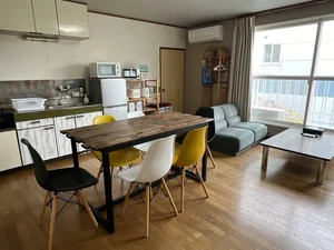 札幌市白石区のマンスリーマンション・ウィークリーマンション「【無料Wi-Fi / 最大8名の広々快適】ラ・モンターニュ・札幌観光に便利 ※3~4月空き有 202・マンション(No.1286428)」メイン画像