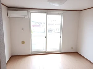 福島県のマンスリーマンション・ウィークリーマンション「アンソレイユアオキⅡＢ 205・洋室(No.1290426)」メイン画像