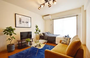 岡山市北区のマンスリーマンション・ウィークリーマンション「Kマンスリー岡山城前【岡山駅東口前】 702・1K-【中部屋】(No.129060)」メイン画像