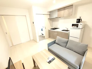 泉佐野市のマンスリーマンション・ウィークリーマンション「🚉✨駅まで10分！！🌷🛒2人入居可の築浅物件🧍‍♀️🧍Wi-Fi無制限📶 105(No.1291358)」メイン画像