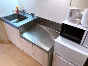 自炊も可能なキッチン！