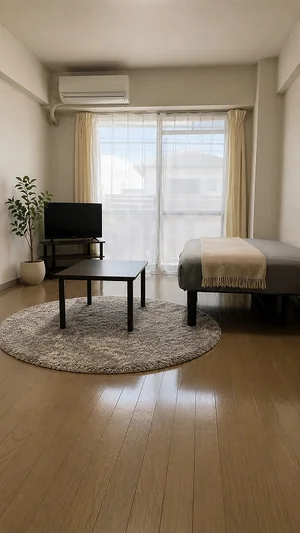福岡市のマンスリーマンション・ウィークリーマンション「トーマンスリー博多区空港前３丁目 ネット無料P550円/1日（福岡市博多区空港前３丁目） 1K(No.1293463)」メイン画像