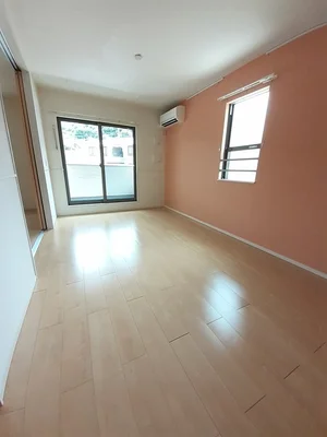 新下関駅（山口県）のマンスリーマンション・ウィークリーマンション「Ｓｕｎ　Ｓｋｙ　楠乃Ｃ 201・洋室(No.1294185)」メイン画像