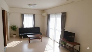 金沢市立病院周辺のマンスリーマンション・ウィークリーマンション「KIT【ゆったり1LDK♪】駐車場有☆Wi-Fi無料☆快適設備 1LDK(No.1294780)」メイン画像