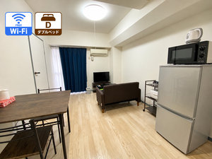 のマンスリーマンション・ウィークリーマンション「📣お値引き🈹キャンペーン✨Wi-Fi🛜無料✨禁煙🚭Sステイ姫路駅前アネスティ🛌ダブルベッド🛁バストイレセパレート🚽 １LDK(No.1294874)」メイン画像