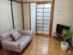 のマンスリーマンション・ウィークリーマンション「【津名一宮IC車4分/駐車場付🚗】スーパー・ドラッグストア徒歩5分圏内🏪生活環境充実の広々2Kマンスリー✨【M069】(No.1294879)」メイン画像