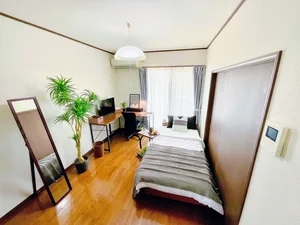 のマンスリーマンション・ウィークリーマンション「【2名利用ＯＫ✨間取り２ＤＫ！】【高崎問屋町駅まで徒歩５分♪】【Wi-Fi無料☆】ＭＴ浜尻町Ａ 103(No.1295807)」メイン画像