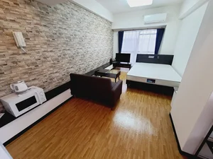 のマンスリーマンション・ウィークリーマンション「Sステイ姫路市役所前１【禁煙ルーム・１K・ダブルベッド】(No.1295942)」メイン画像