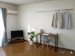 のマンスリーマンション・ウィークリーマンション「【津名一宮IC車5分/角部屋】淡路市街地でアクセス良好◎駐車場1台込🚗・Wi-Fi完備の快適1Kマンスリー✨【M070】(No.1297117)」メイン画像