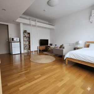 金沢市立病院周辺のマンスリーマンション・ウィークリーマンション「金沢小立野✨駐車場無料❗家具家電付き・1Kステイ✨TM124 103(No.1302092)」メイン画像