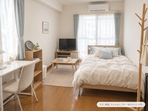 広島県のマンスリーマンション・ウィークリーマンション「🐋エールマンスリー幟町　壱番館 404・１K(No.1303102)」メイン画像
