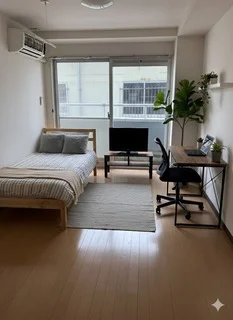 金沢市立病院周辺のマンスリーマンション・ウィークリーマンション「家具家電付！保証人不要！最短翌日入居可能！ 102(No.1304389)」メイン画像