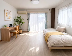 新鳥栖駅（佐賀県）のマンスリーマンション・ウィークリーマンション「★駐車場無料★wi-fi無料★角部屋★GM鳥栖5 107・1DK(No.1306241)」メイン画像