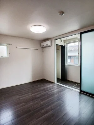 熊本市中央区のマンスリーマンション・ウィークリーマンション「ラ・ペジーブル新大江 101・洋室(No.1311769)」メイン画像