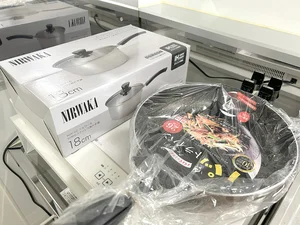 実際はガスコンロとなります。イメージ写真となります。写真と家具家電等のデザインが異なる場合がございます。