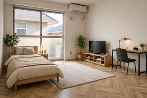 のマンスリーマンション・ウィークリーマンション「駐車場あり！家具家電付き！最短翌日入居可能！TM154 208(No.1315946)」メイン画像