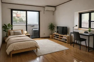 のマンスリーマンション・ウィークリーマンション「家具架電付、大型スーパー、コンビニ近く　TM155 101(No.1329364)」メイン画像