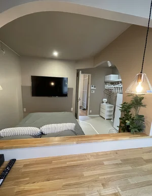 のマンスリーマンション・ウィークリーマンション「新装。3点ユニットの生活は無理！バス・トイレ別。ホテルより快適で出張が楽しくなる。MaRoom中島 1R(No.1331653)」メイン画像