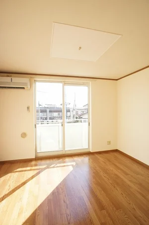 福島市のマンスリーマンション・ウィークリーマンション「アンソレイユアオキⅡＡ 202・洋室(No.1332264)」メイン画像