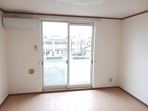 福島市のマンスリーマンション・ウィークリーマンション「アンソレイユアオキⅡＡ 202・洋室(No.1332264)」メイン画像