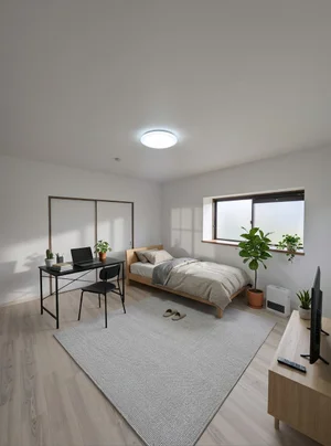 のマンスリーマンション・ウィークリーマンション「【富士根駅徒歩12分】Wi-Fi無料＆家具家電付 201［FJ006］(No.1335762)」メイン画像