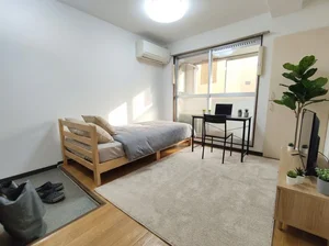 のマンスリーマンション・ウィークリーマンション「🌈🚃【八尾駅徒歩5分🏃🏻‍♂️】好立地🎶生活便利👜【Wi-Fi無制限📶】✨🌈 6B(No.1338737)」メイン画像