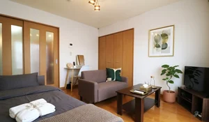 出雲市のマンスリーマンション・ウィークリーマンション「Kマンスリー島根出雲（島根大学医学部附属病院）【禁煙・島根県ウィークリーマンション・島根マンスリーマンション】 102・1K-【中部屋】(No.1339811)」メイン画像