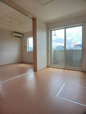 愛媛県のマンスリーマンション・ウィークリーマンション「ノース・ガーデンＢ 101・洋室(No.1342061)」メイン画像