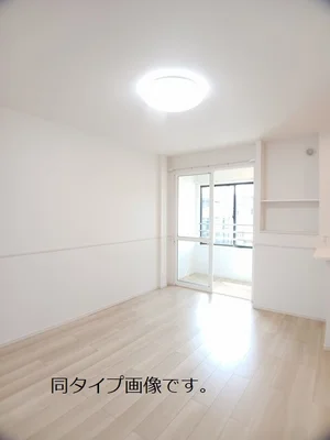 福島県のマンスリーマンション・ウィークリーマンション「パルデメール　Ⅱ 202・洋室(No.1342944)」メイン画像